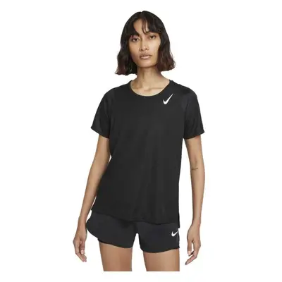 Nike DF RACE TOP SS W Női póló futáshoz, fekete, méret