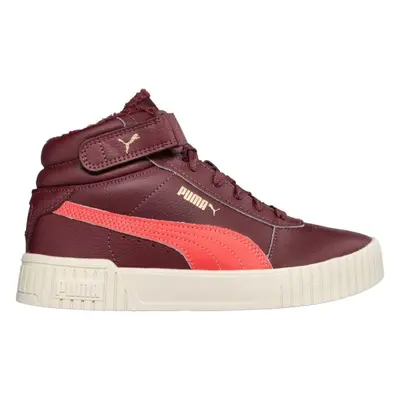 Puma CARINA 2.0 MID WTR JR Lány téli tornacipő, bordó, méret