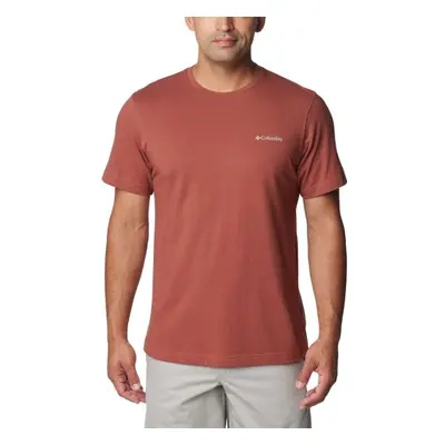 Columbia THISTLETOWN HILLS SHORT SLEEVE Férfi outdoor póló, piros, méret