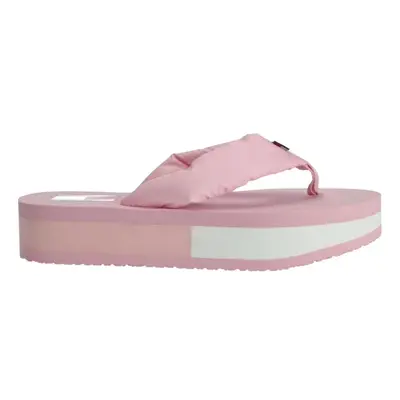 Tommy Hilfiger WEBBING MID BEACH SNDL NW STRP Női flip-flop papucs, rózsaszín, méret