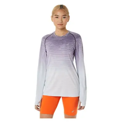 ASICS SEAMLESS LS TOP Női póló, lila, méret