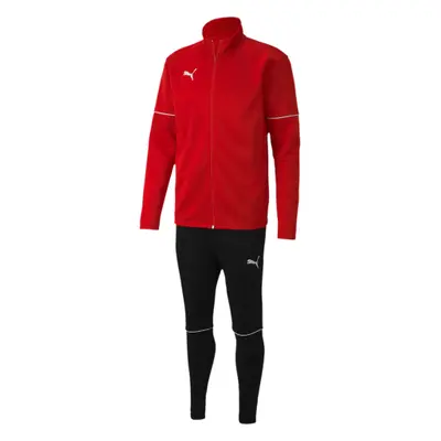 Puma TEAM GOAL TRACKSUIT CORE JR Fiú melegítő szett, piros, méret