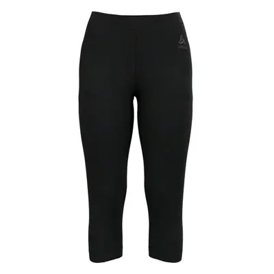 Odlo NATURAL MERINO Női thermo háromnegyedes leggings, fekete, méret