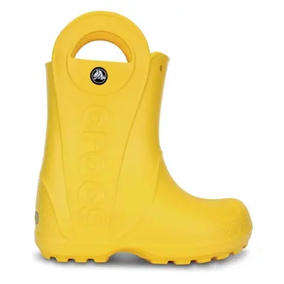 Crocs HANDLE IT RAIN BOOT KIDS Gyerek gumicsizma, sárga, méret 30/31