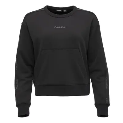 Calvin Klein PW - PULLOVER CROPPED Női pulóver, fekete, méret