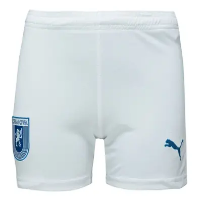 Puma UCV SHORTS JR Gyerek futball rövidnadrág, fehér, méret