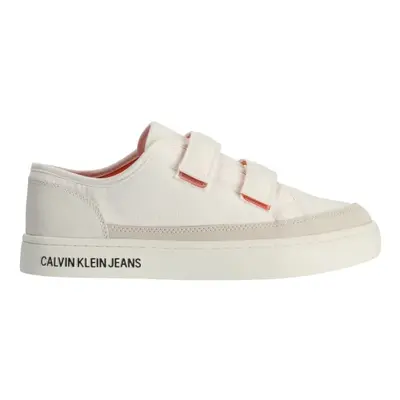 Calvin Klein CLASSIC CUPSOLE VELCRO SOFTNY Férfi szabadidőcipő, fehér, méret