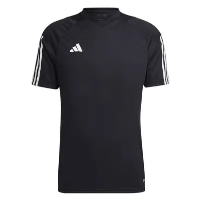 adidas TIRO23 COMPETITION JERSEY Férfi póló sportoláshoz, fekete, méret