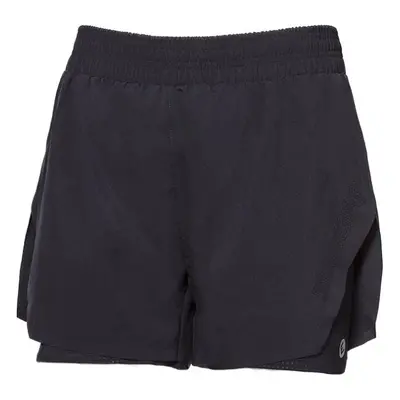 PROGRESS CARRERA SHORTS az 1-ben női rövidnadrág sportoláshoz, fekete, méret