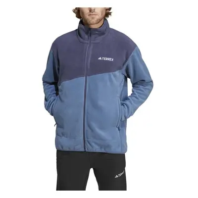 adidas TERREX MULTI FULL-ZIP FLEECE Férfi fleece kabát, kék, méret