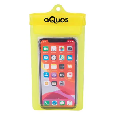 AQUOS PHONE DRY BAG Vízálló telefontok, sárga, méret