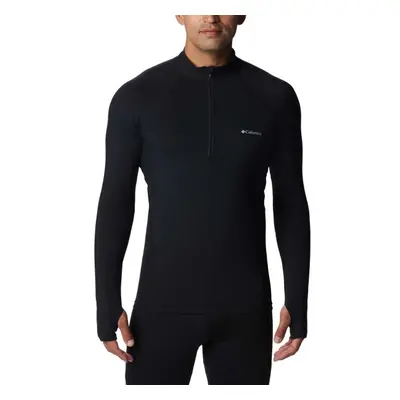 Columbia MIDWEIGHT STRETCH LONG SLEEVE HALF ZIP Férfi funkcionális felső, fekete, méret