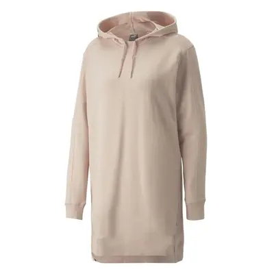 Puma HER HOODED DRESS TR Női pulóver, rózsaszín, méret