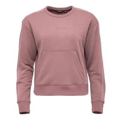 Calvin Klein PW - PULLOVER CROPPED Női pulóver, rózsaszín, méret