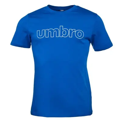 Umbro LINEAR LOGO GRAPHIC TEE Férfi póló, kék, méret