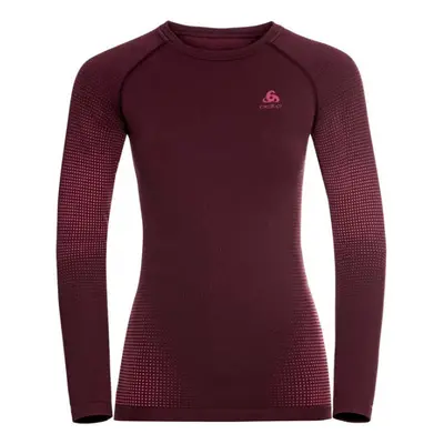 Odlo BL TOP CREW NECK L/S PERFORMANCE WARM EC Funkcionális felső, bordó, méret