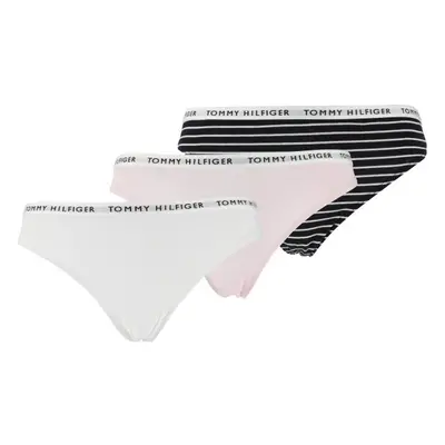 Tommy Hilfiger 3P THONG Női tanga alsó, fehér, méret