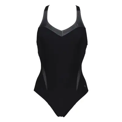 Arena ISABEL LIGHT CROSS BACK ONE PIECE Női fürdőruha, fekete, méret