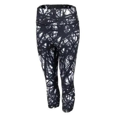 Fitforce LOGANE Női 3/4-es fitnesz legging, fekete, méret