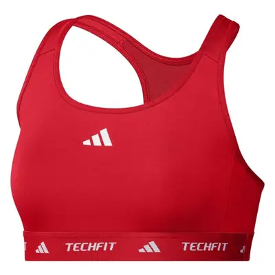 adidas TECHFIT MEDIUM-SUPPORT BRA Női melltartó, piros, méret