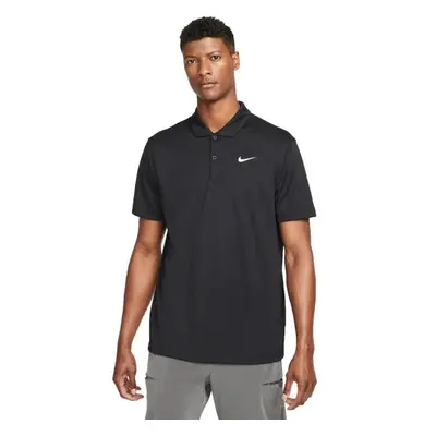 Nike COURT DRI-FIT Férfi pólóing, fekete, méret