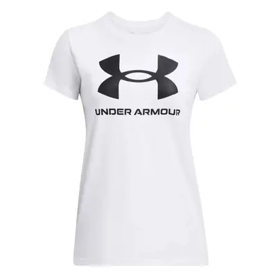 Under Armour LIVE SPORTSTYLE GRAPHIC SS Női póló, fehér, méret