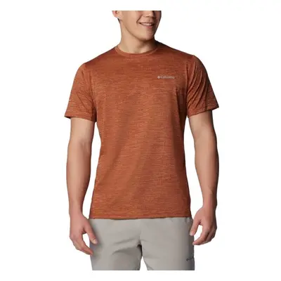 Columbia ALPINE CHILL™ ZERO SHORT SLEEVE CREW Férfi funkcionális póló, narancssárga, méret