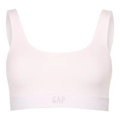 GAP STRETCH COTTON LOGO BRALETTE Női melltartó, fehér, méret