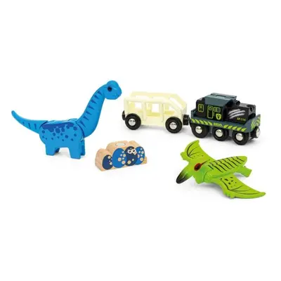 BRIO BATTERY-POWERED DINOSAUR TRAIN Elemes játékvonat, mix, méret