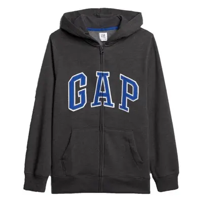 GAP V-NEW FZ GAP ARCH HOOD Fiú cipzáras felső, sötétszürke, méret