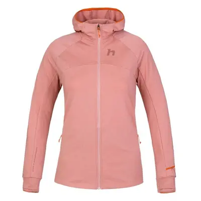 Hannah ELI HOODY Női technikai pulóver, rózsaszín, méret