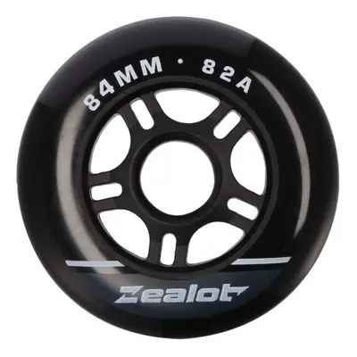 Zealot INLINE WHEELS PACK 84-82A Görkorcsolya kerekek, fekete, méret