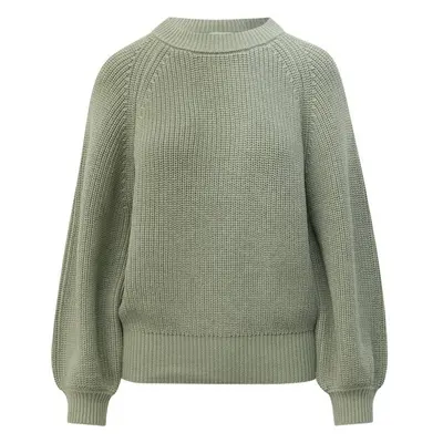 s.Oliver RL KNITTED PULLOVER Női pulóver, zöld, méret