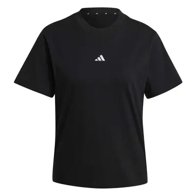 adidas ESSENTIALS SMALL LOGO Női póló, fekete, méret