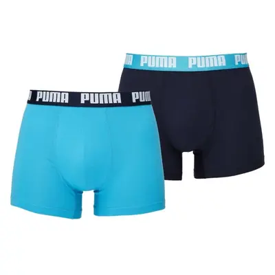 Puma MEN EVERYDAY BASIC BOXER 2P Férfi bokszeralsó, világoskék, méret