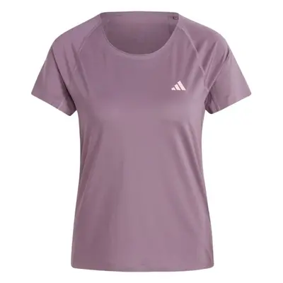 adidas ADIZERO RUNNING TEE Női póló, lila, méret