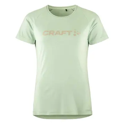 Craft CORE ESSENCE LOGO TEE W Női funkcionális póló, világoszöld, méret