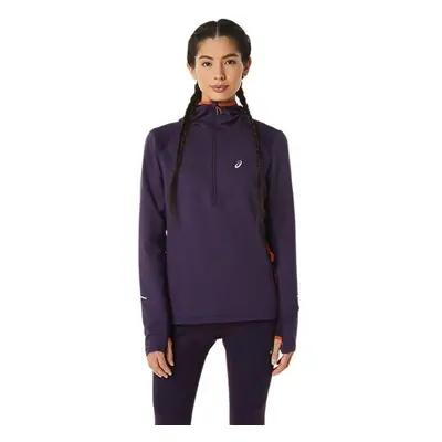 ASICS WINTER RUN LS HOODIE Női pulóver, lila, méret