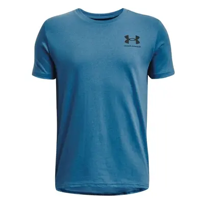 Under Armour SPORTSTYLE LEFT CHEST SS Rövidujjú fiú póló, kék, méret