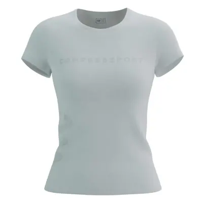 Compressport LOGO SS TSHIRT W Női póló sportoláshoz, fehér, méret