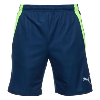 Puma TEAMLIGA TRAINING SHORTS Férfi futball rövidnadrág, kék, méret