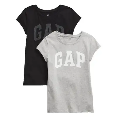 GAP V-SS LOGO GRPH T XLS 2PK Lány póló, fekete, méret