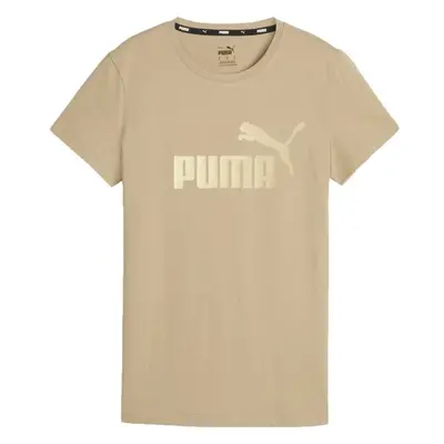 Puma ESS+ METALLIC LOGO TEE Női póló, bézs, méret