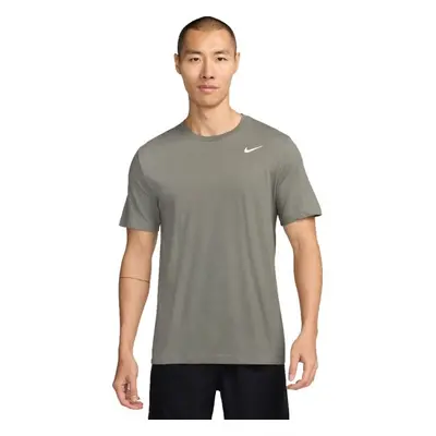 Nike DRY TEE DFC CREW SOLID Férfi póló edzéshez, szürke, méret