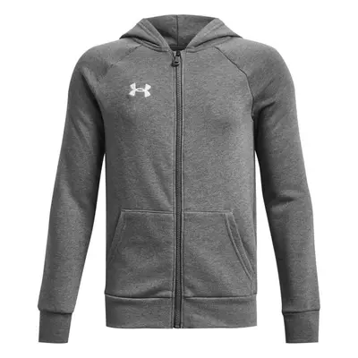 Under Armour RIVAL FLEECE FZ HOODIE Fiú pulóver, szürke, méret