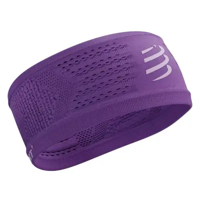 Compressport HEADBAND ON/OFF Sportos futó fejpánt, lila, méret