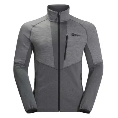 Jack Wolfskin BLATTSTEIG FZ Férfi outdoor kabát, szürke, méret