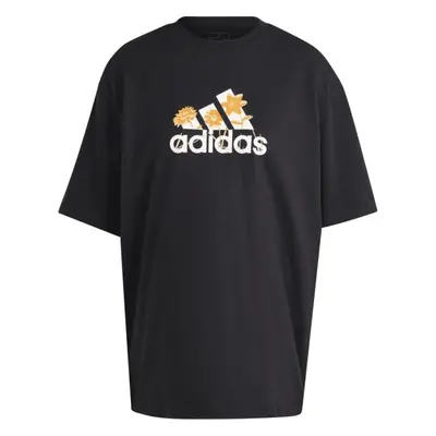 adidas FLOWER PACK BADGE OF SPORT TEE Női póló, fekete, méret