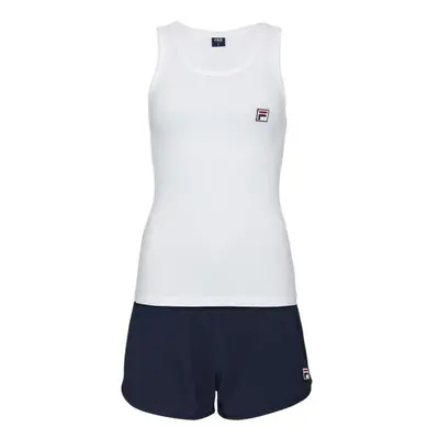 Fila JERSEY RIB TANK FRENCH TERRY SHORT PANT PYJAMAS W Női pizsama, sötétkék, méret