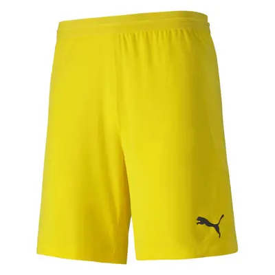 Puma TEAM FINAL KNIT SHORTS TEAM Férfi rövidnadrág, sárga, méret